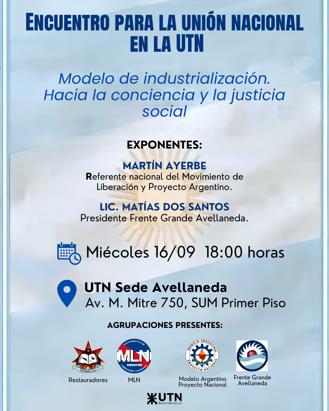 Encuentro para la unión nacional en Avellaneda